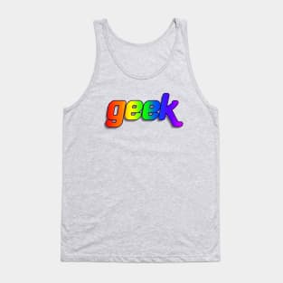 Geek Rainbow Pride Tank Top